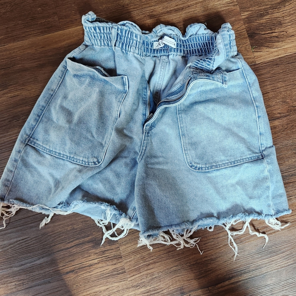 Zara mom Jean shorts
